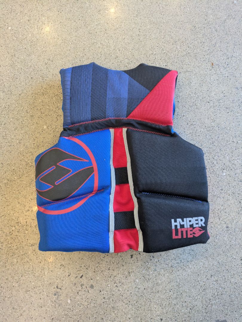 Blue Hyperlite Youth PFD, Youth 23-41 kg