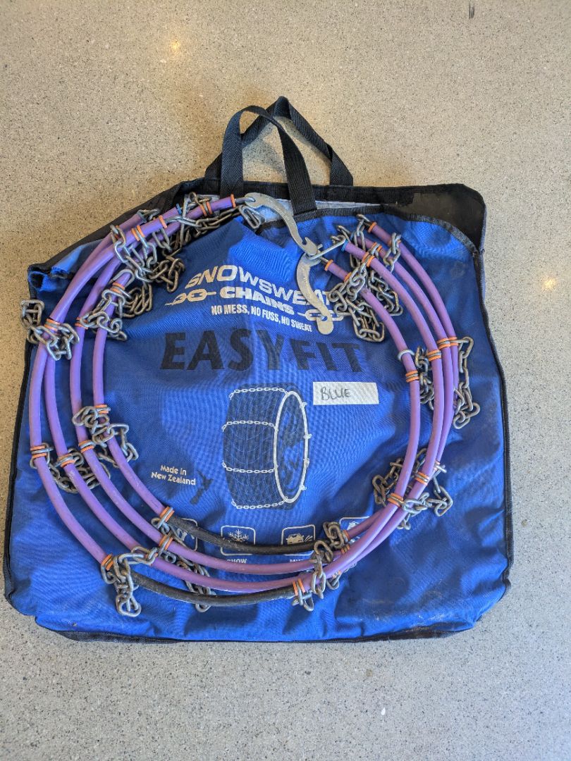 Blue Snowsweat Easy Fit Snow Chains, Blue