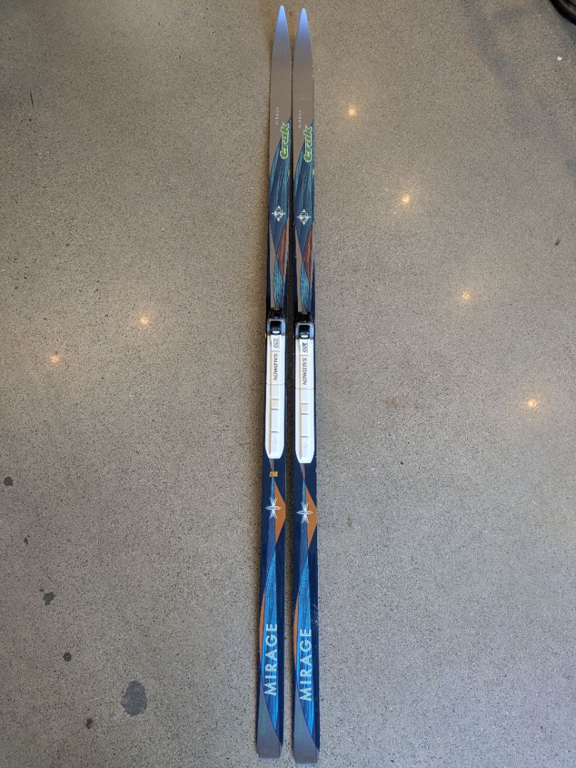 Blue Trak Mirage XC Skis, 188 cm
