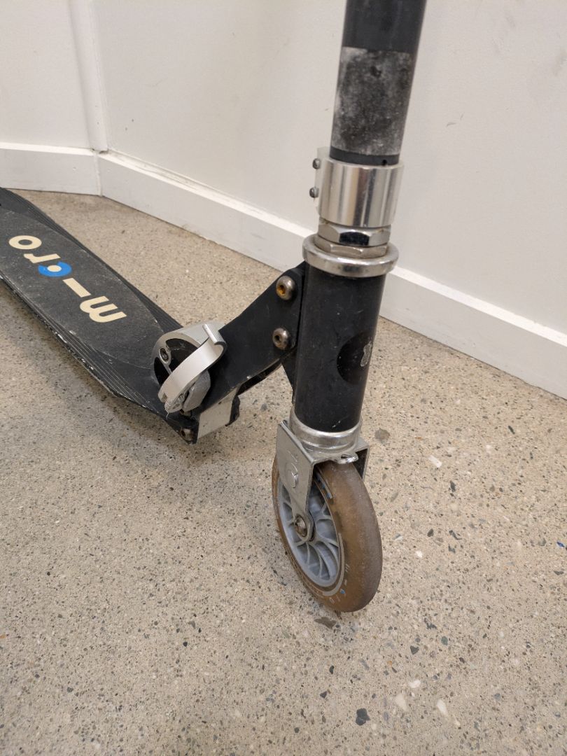 Black Micro Folding scooter