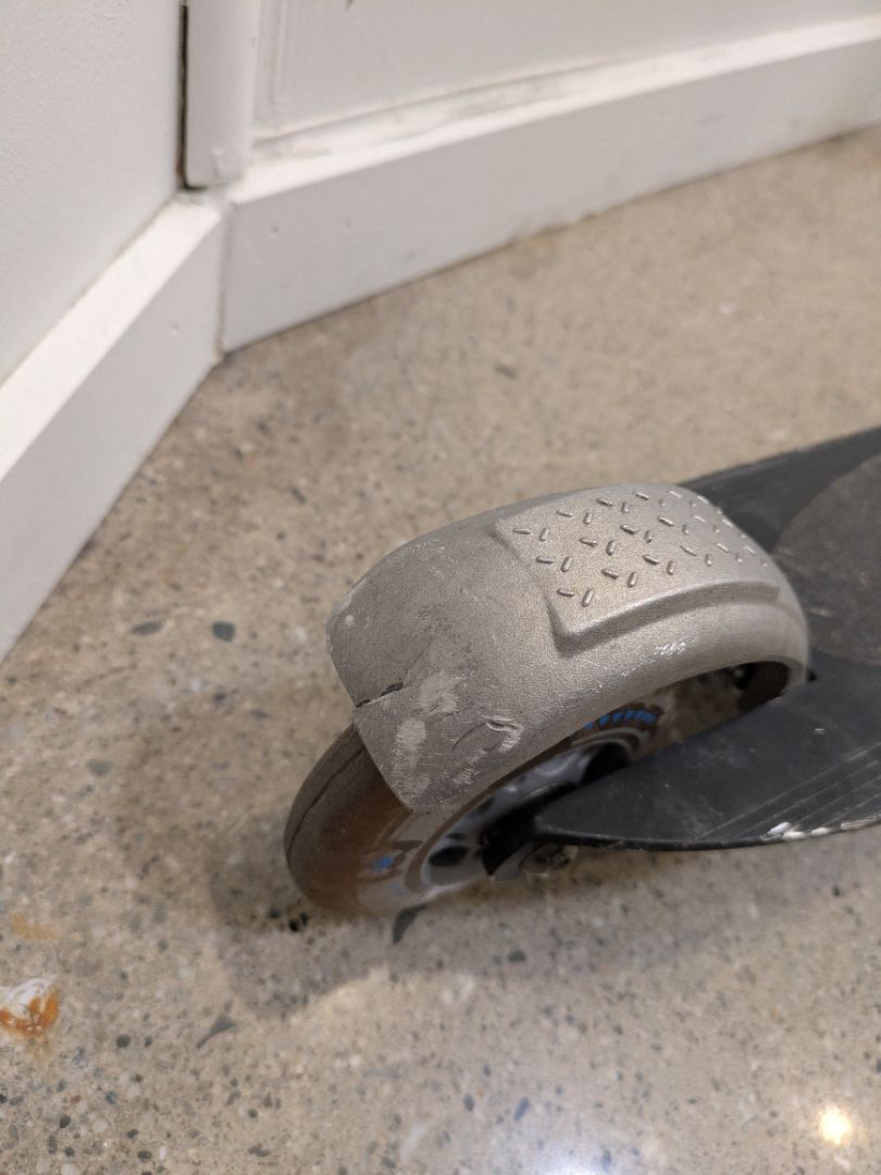 Black Micro Folding scooter