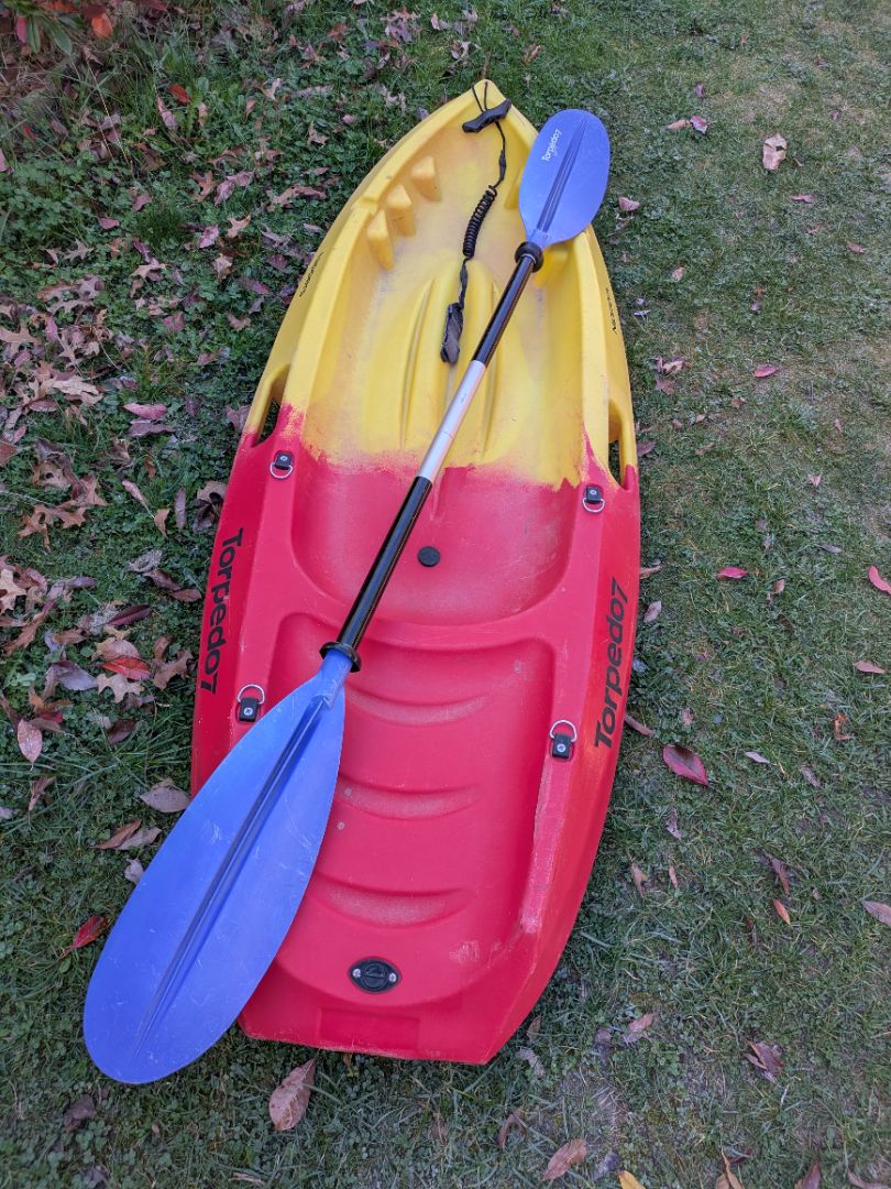 Red Torpedo7 Nippers Kids Kayak