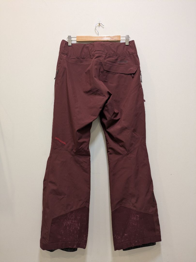 Burgundy Patagonia Powder Bowl Pants, S