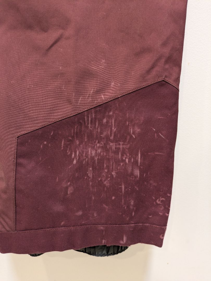 Burgundy Patagonia Powder Bowl Pants, S