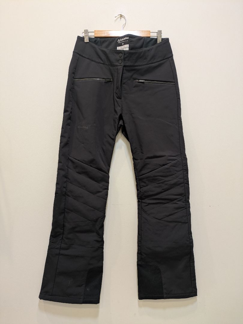 Black Schöffel Women's Insulated Ski Pants, M