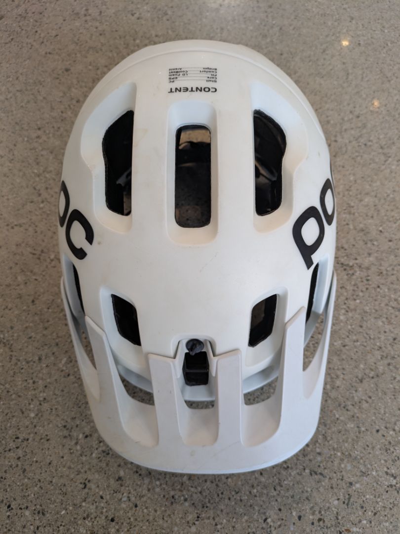 White POC Tectal, S / 51-54 cm