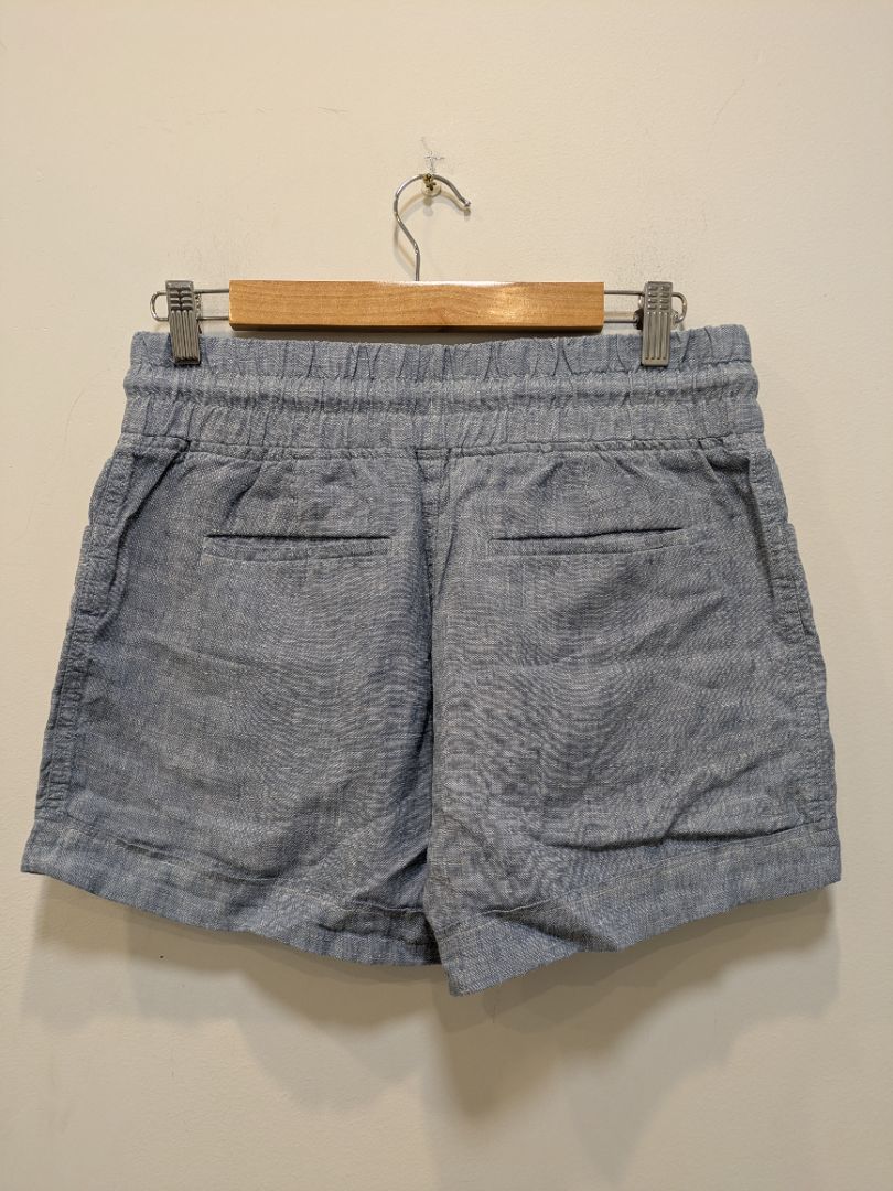 Light Blue Athleta Cabo Linen Shorts, Women's 4