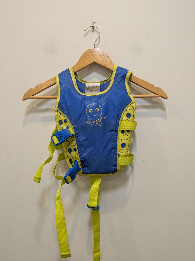 Blue Aerial Kids Swimming Aid Vest, 1-2 / 11-15 kg