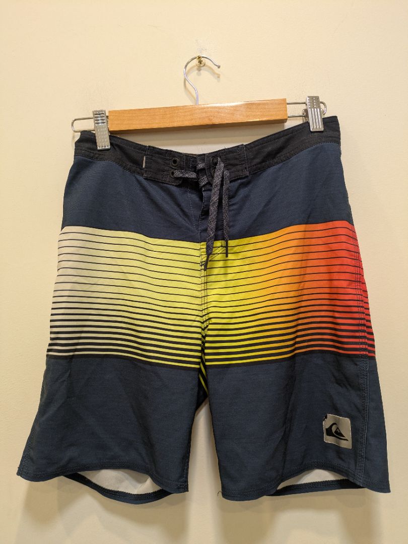 Navy Quiksilver Highline Boardshorts, Men's 26
