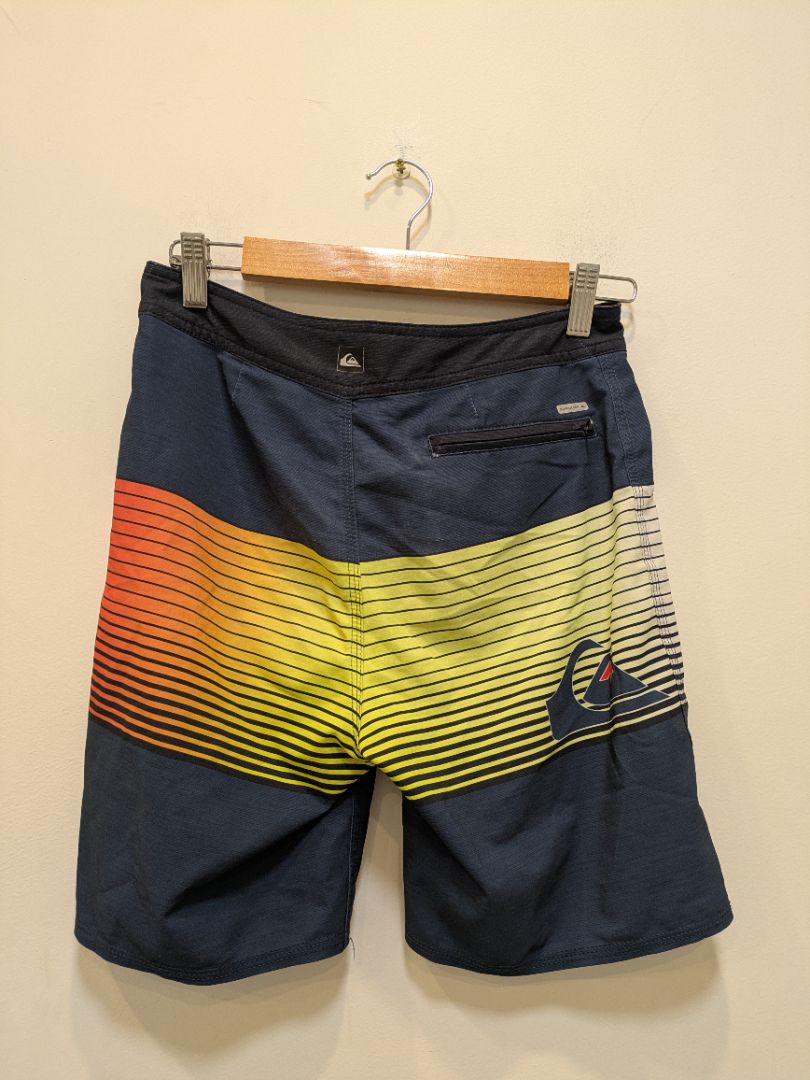 Navy Quiksilver Highline Boardshorts, Men's 26