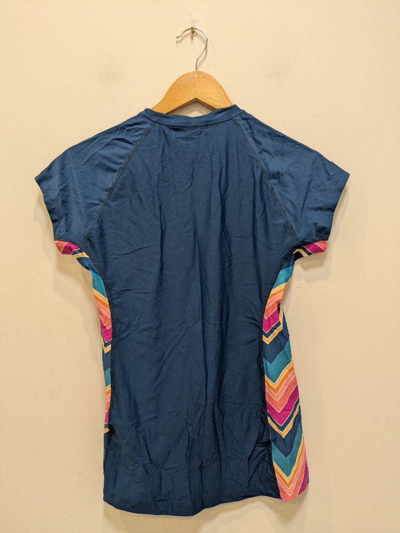 Blue Rip Curl Zip Rash Vest, Kids XL