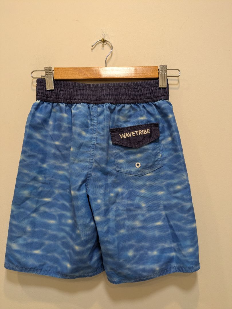 Blue Wavetribe Boardshorts, Kids 8