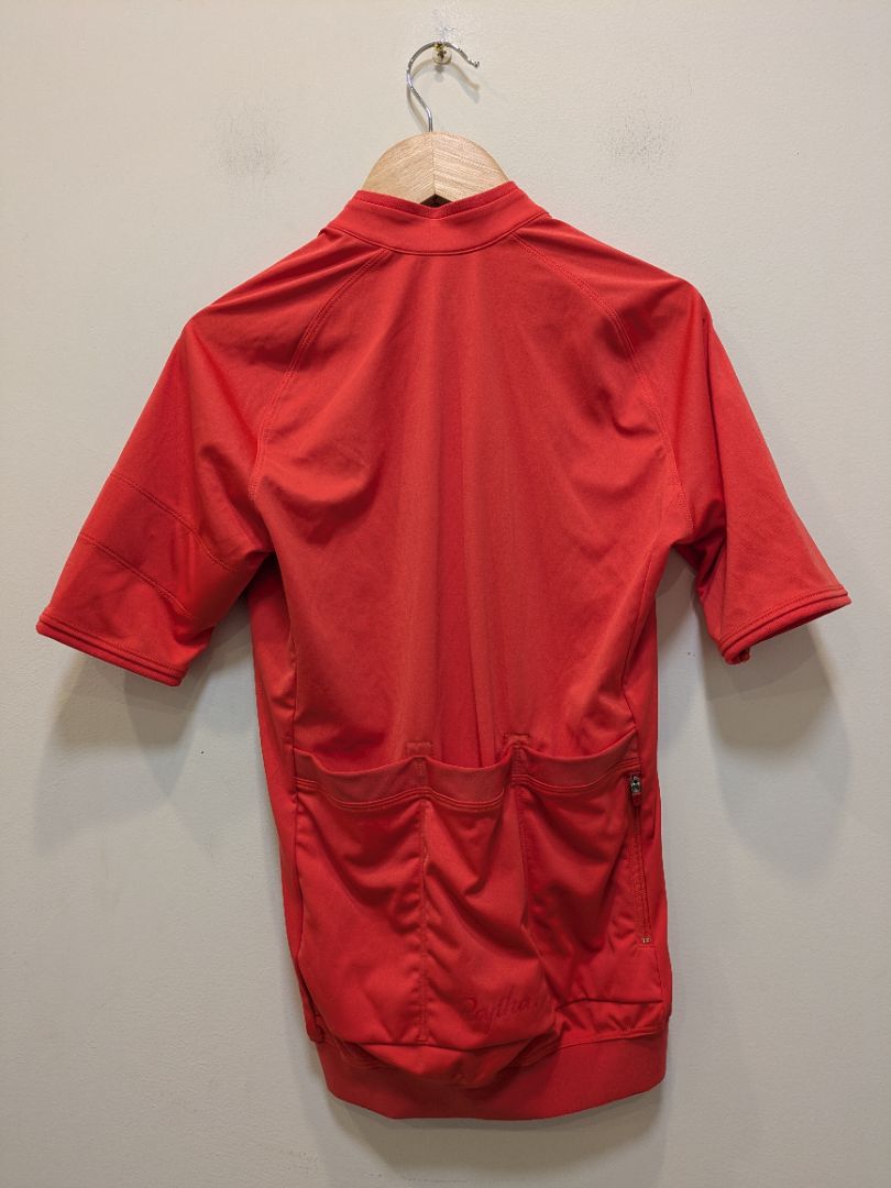 Red Rapha Short Sleeve Cycling Jersey, XS