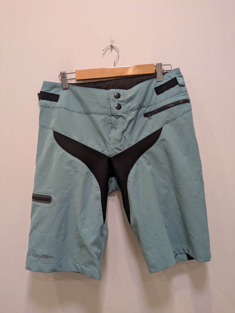 Teal Troy Lee Designs MTB Shorts, XL