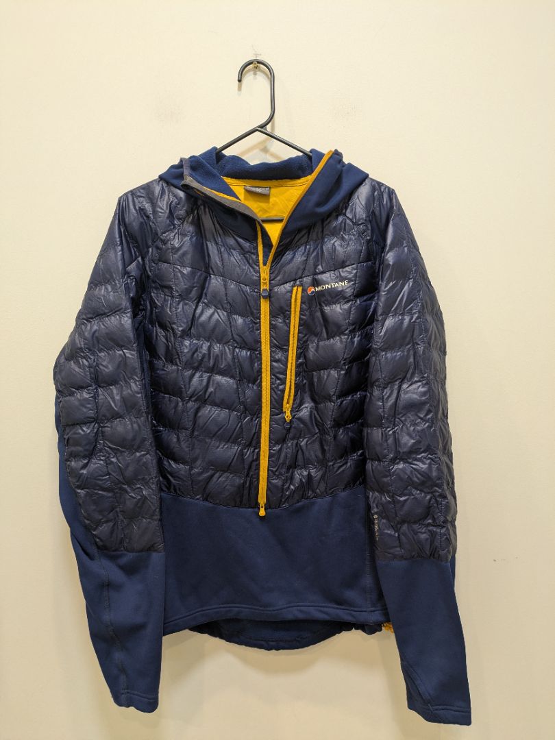 Navy Montane Hybrid Insulated Hoody, L
