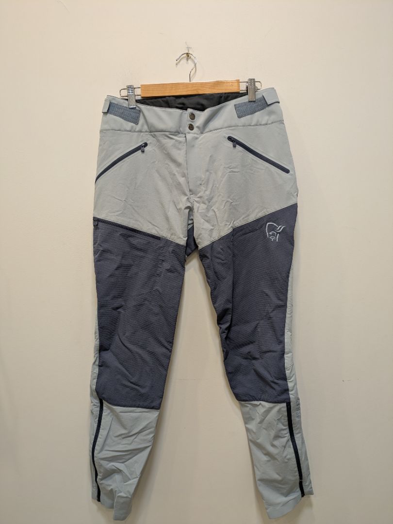 Grey Norrøna Technical Outdoor Pants, L