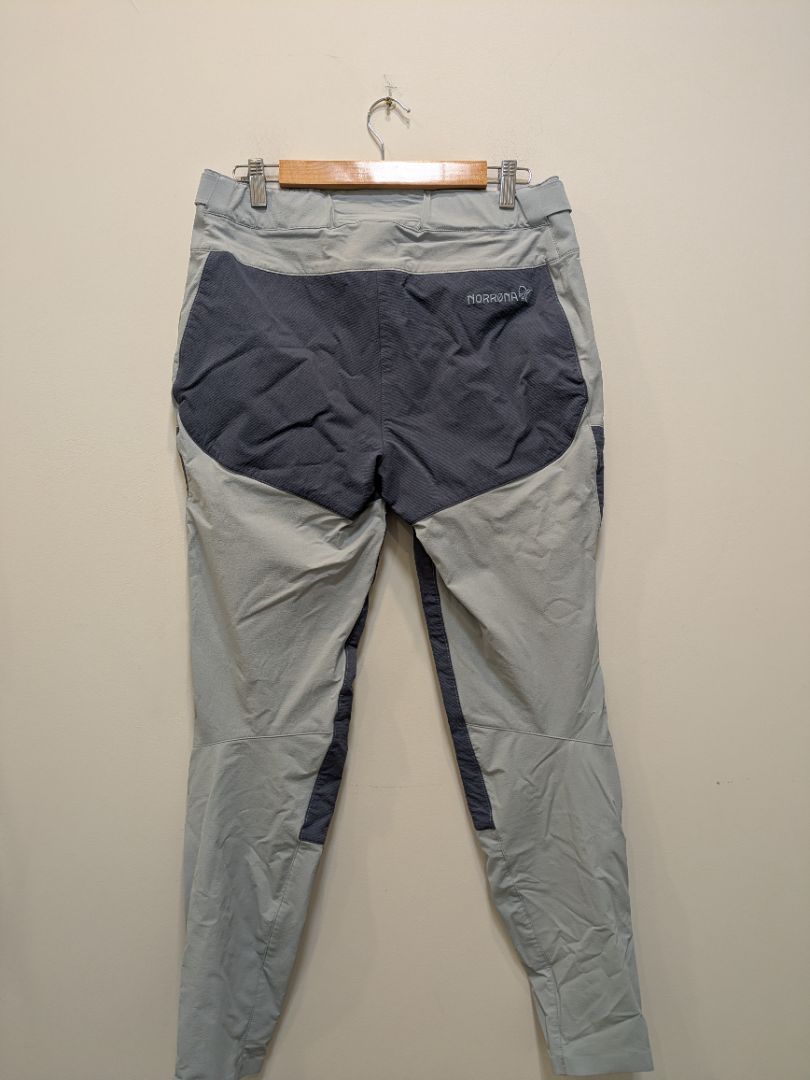 Grey Norrøna Technical Outdoor Pants, L