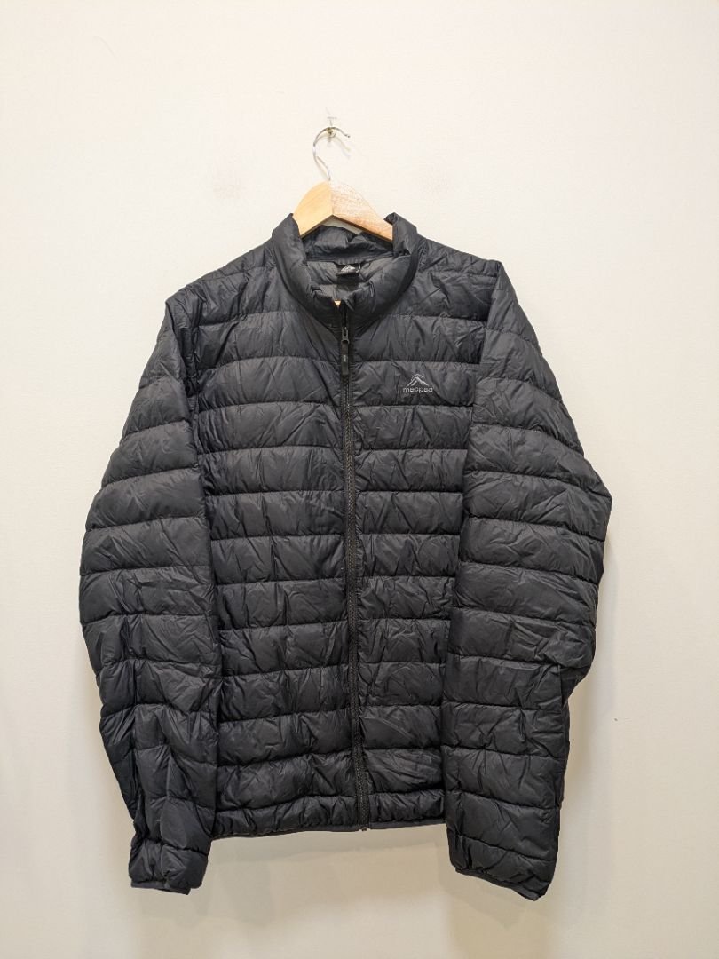 Black Macpac Lightweight Puffer Jacket, XL