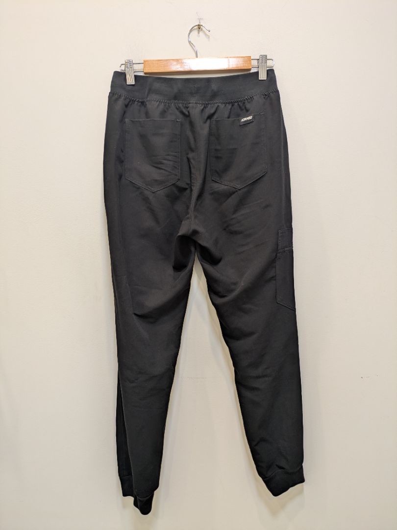 Black Airmed Jogger Scrub Pants, M