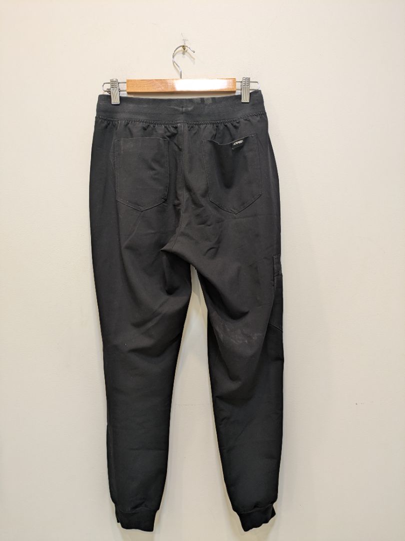 Black Airmed Jogger Scrub Pants, M
