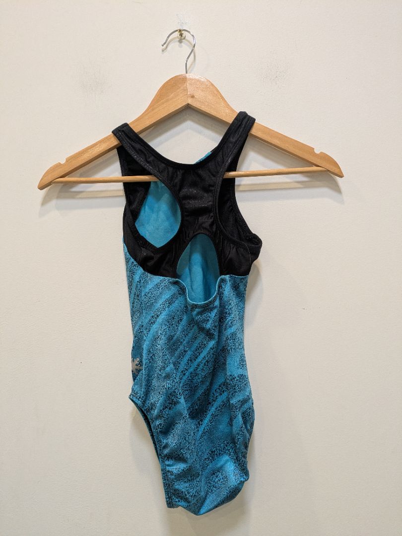Blue Snowflake Designs Gymnastics Leotard, XS
