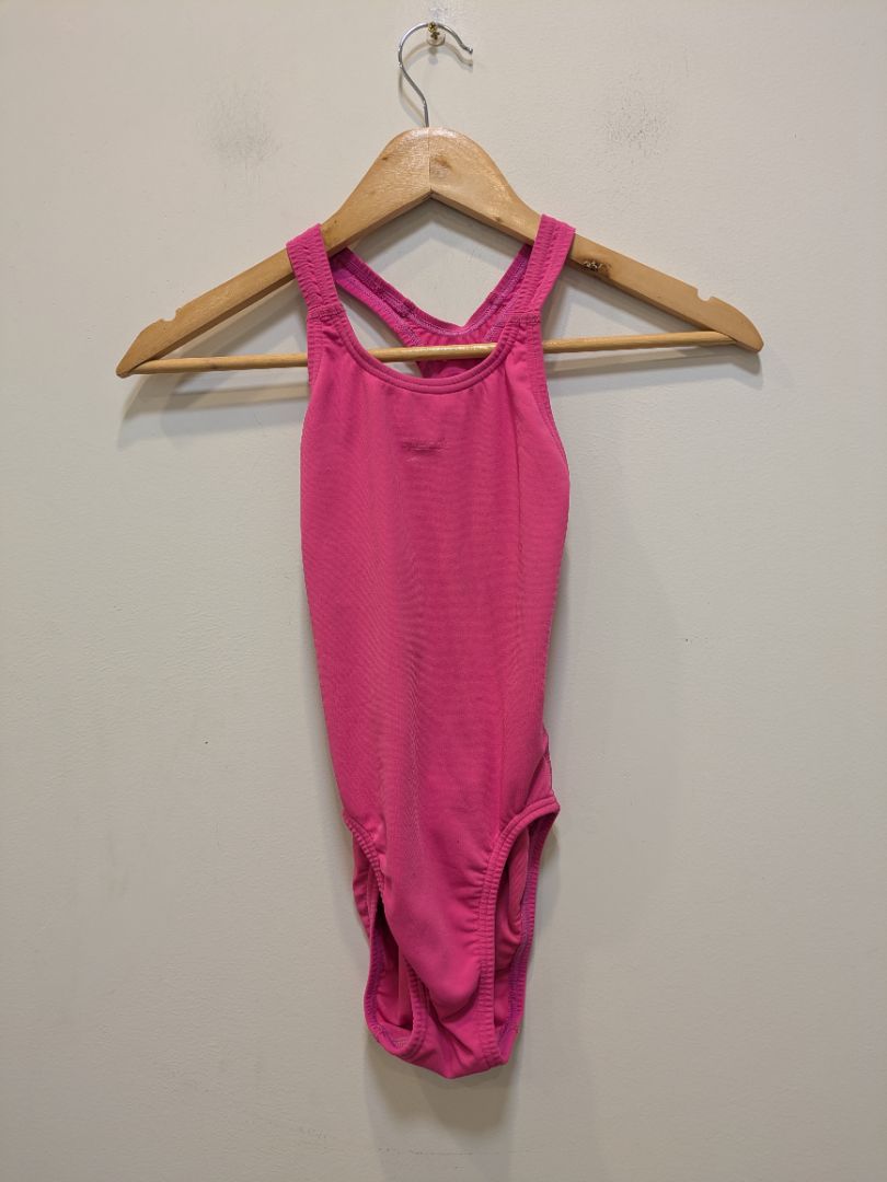 Pink Speedo One-Piece Swimsuit, Girl 6 / 128 cm