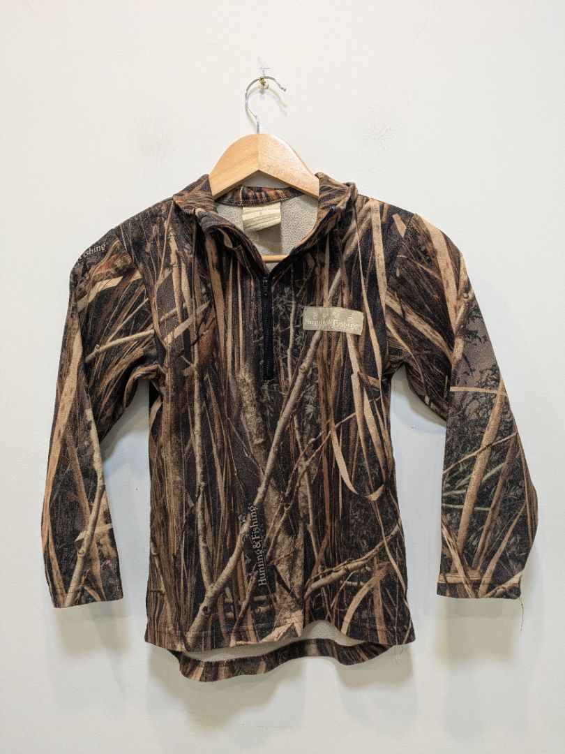 Brown Hunting & Fishing Camo Fleece, 6