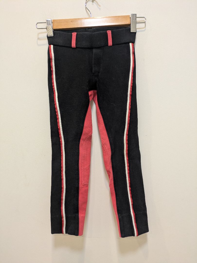 Black Cooper Allan Kids Riding Jodhpurs, C4
