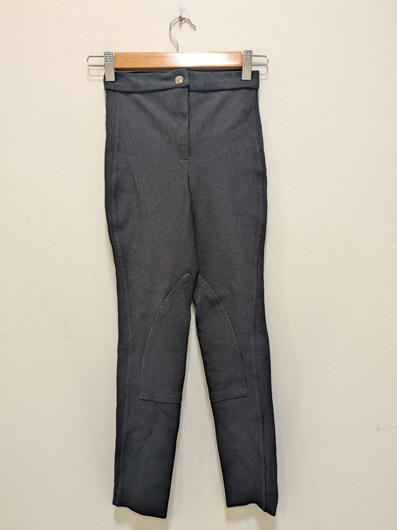 Black Equiessentials Kids Riding Jodhpurs, 10 Years
