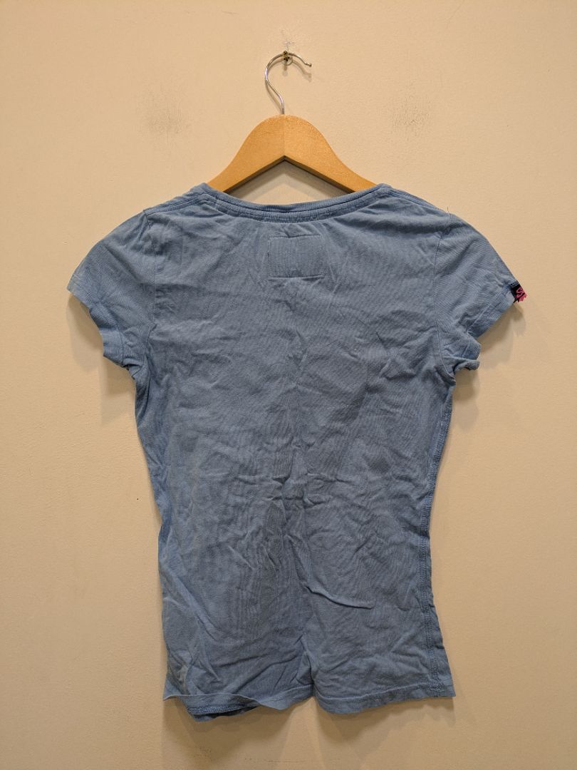 Blue Superdry Vintage Graphic Tee, XS