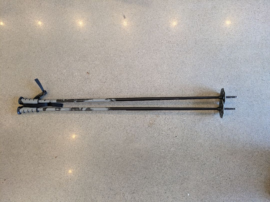 Grey Salomon Ski Poles, 120 cm
