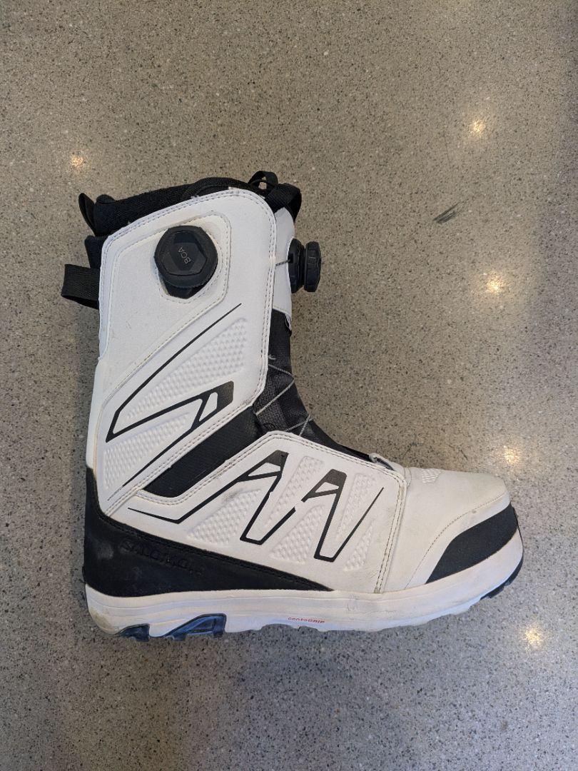 White Salomon Snowboard boots, 26.5