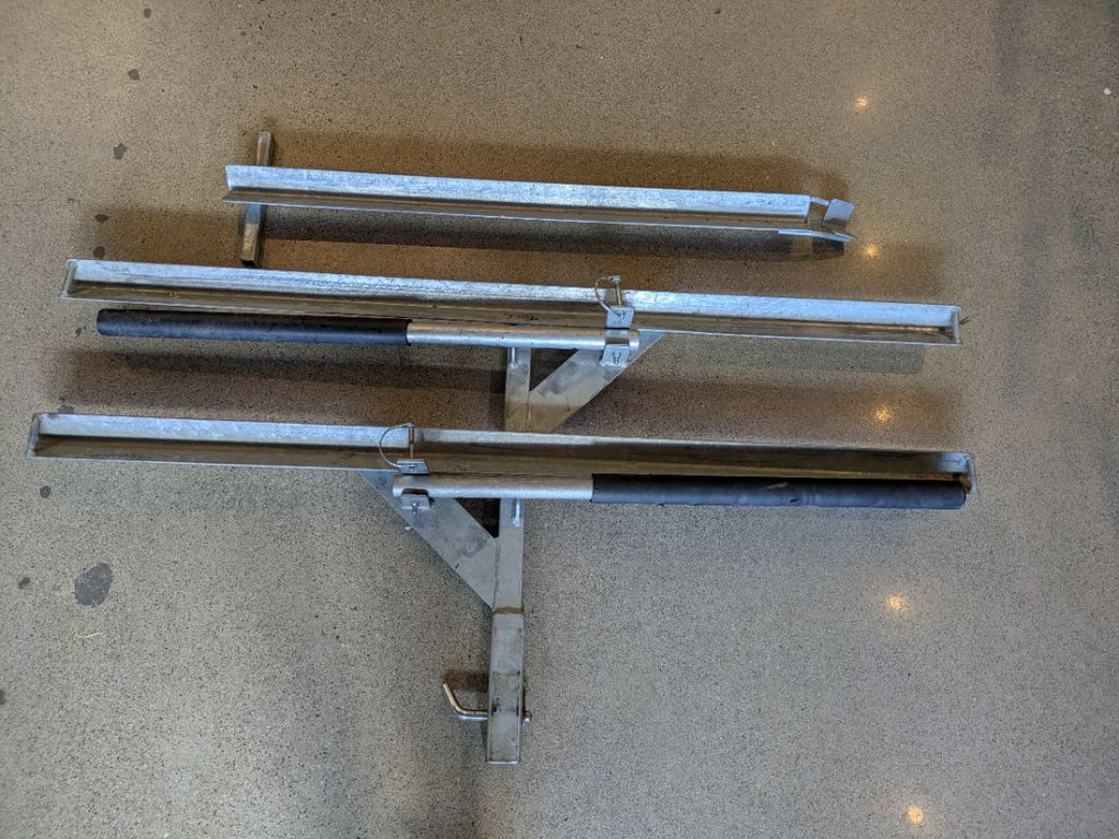 Silver  Towbar bike carrier
