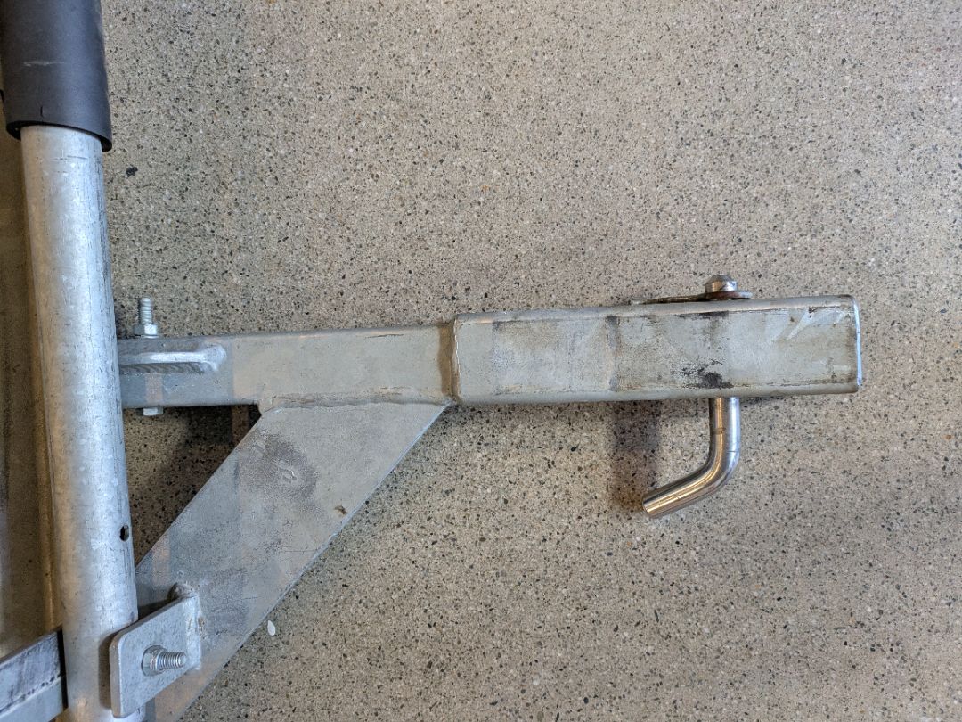 Silver  Towbar bike carrier