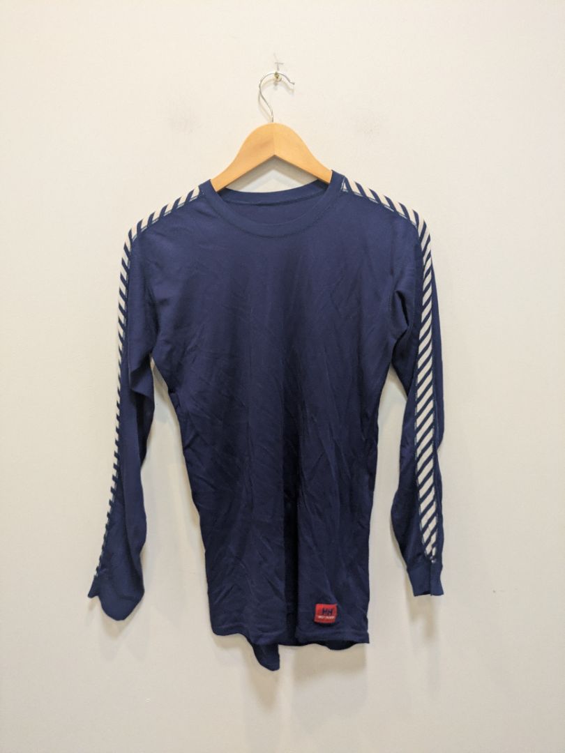 Navy Helly Hansen LIFA Active Stripe Crew, Medium