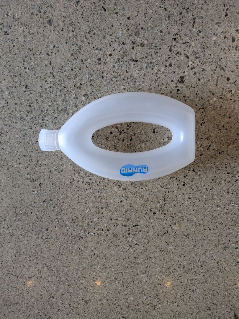 Clear Runaid Handheld Running Bottle