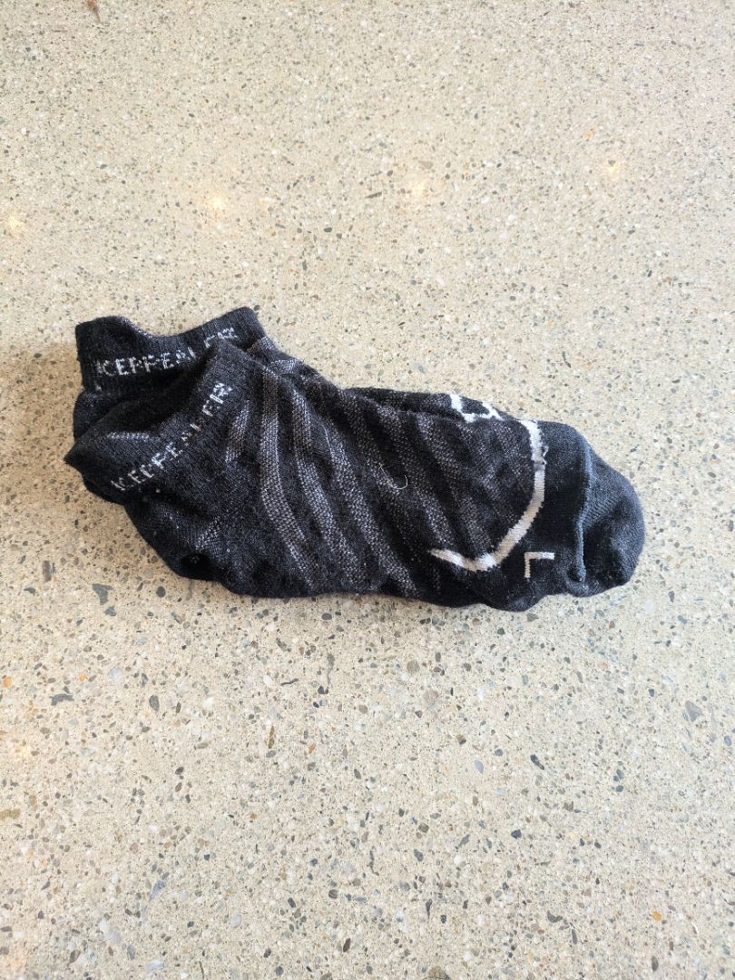 Black Icebreaker Running Socks