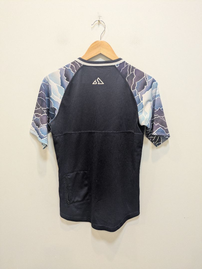 Navy Sendy MTB Jersey, Youth XL (estimated)
