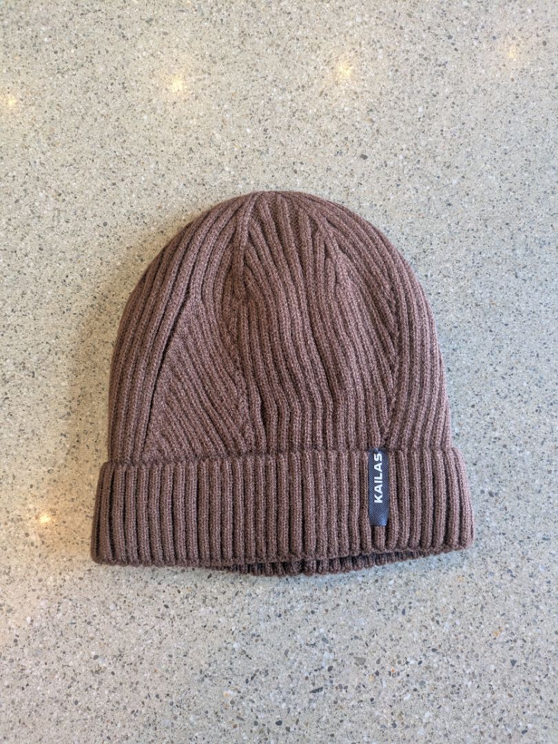 Brown Kailas Fleece-Lined Beanie, One Size