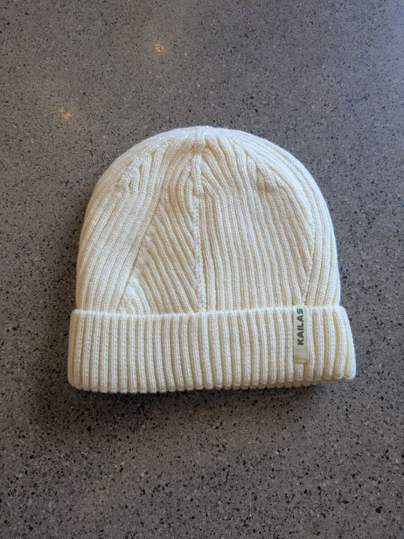 Cream Kailas Fleece-Lined Beanie, One Size