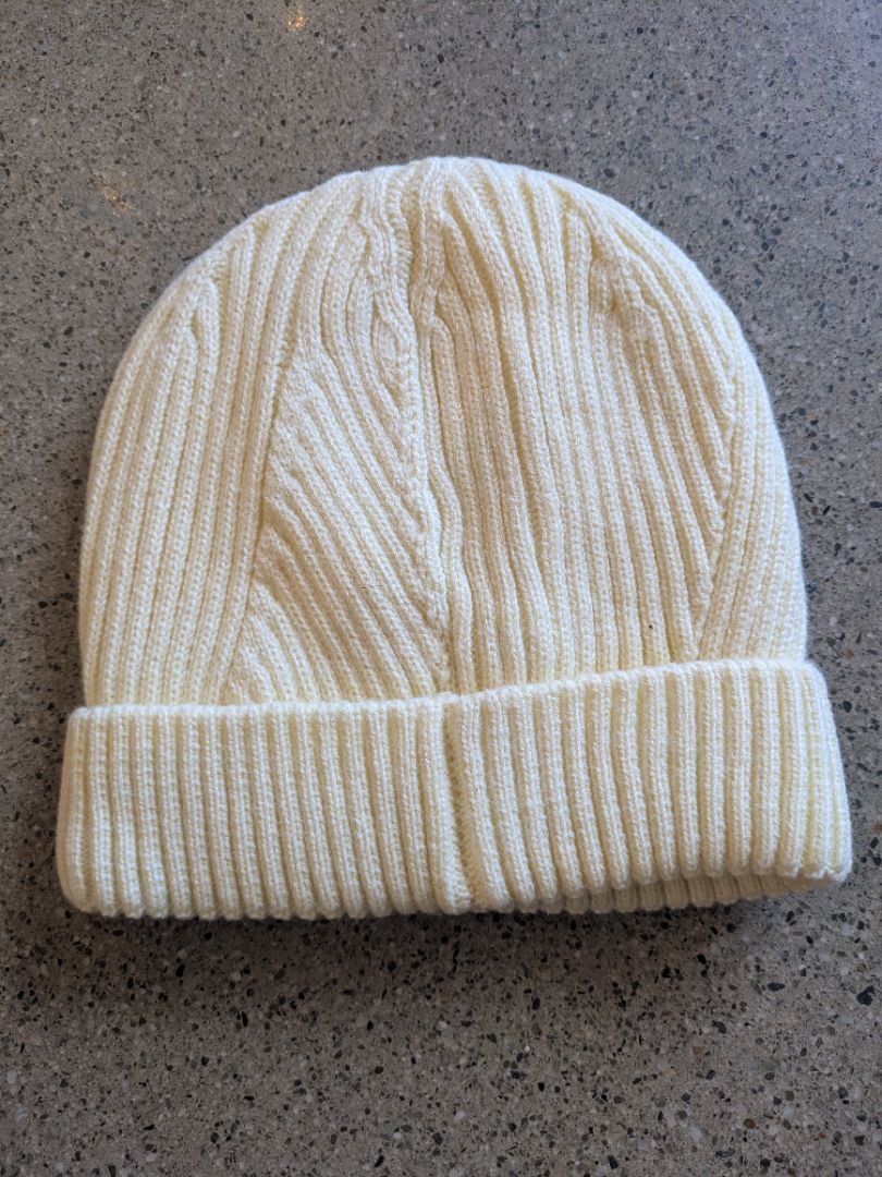 Cream Kailas Fleece-Lined Beanie, One Size