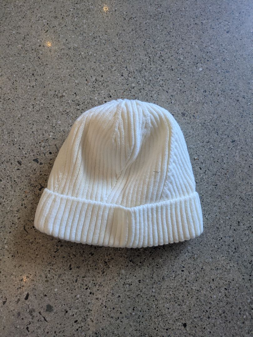 Cream BM45 Knit Beanie, One Size