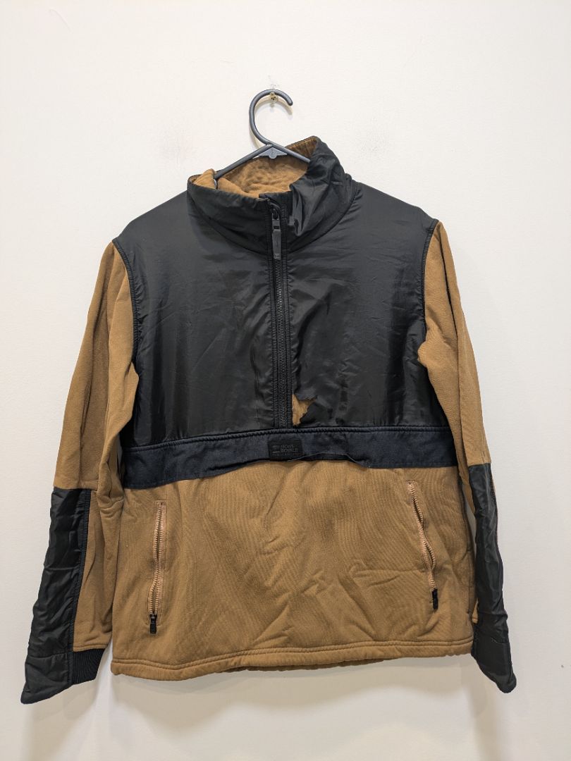 Brown Mons Royale Merino hybrid jacket, S
