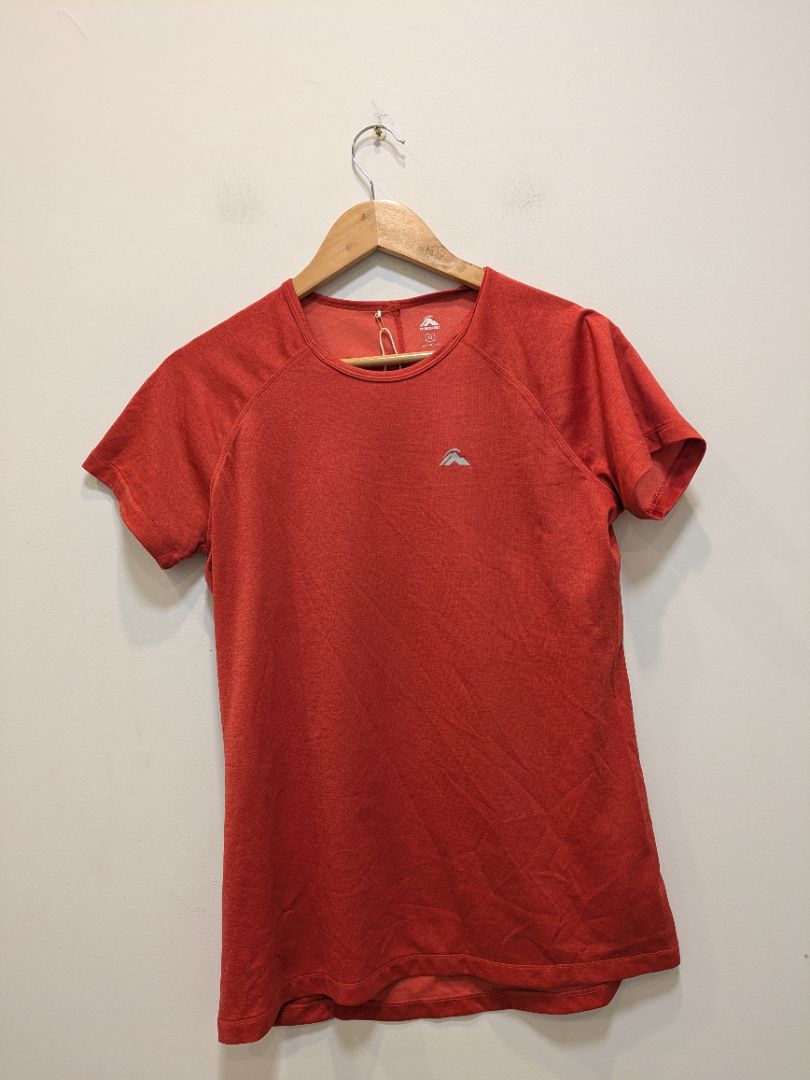 Red Macpac Merino T-shirt, 10