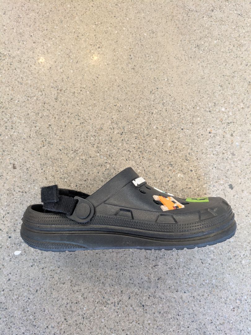 Black Next Minecraft clogs, EU 33