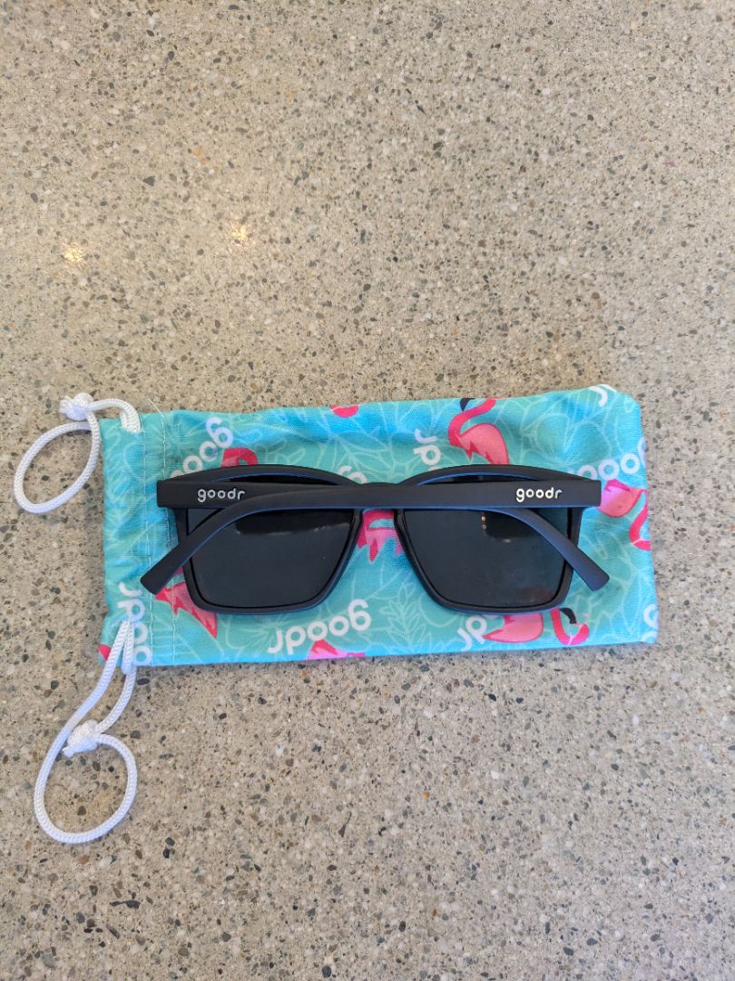 Black Goodr Polarized sunglasses