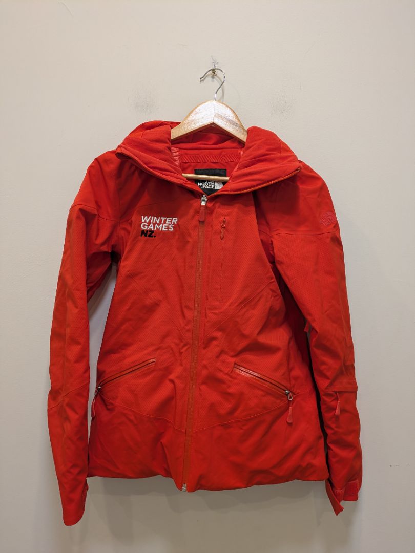 Red The North Face Ski shell jacket, Small