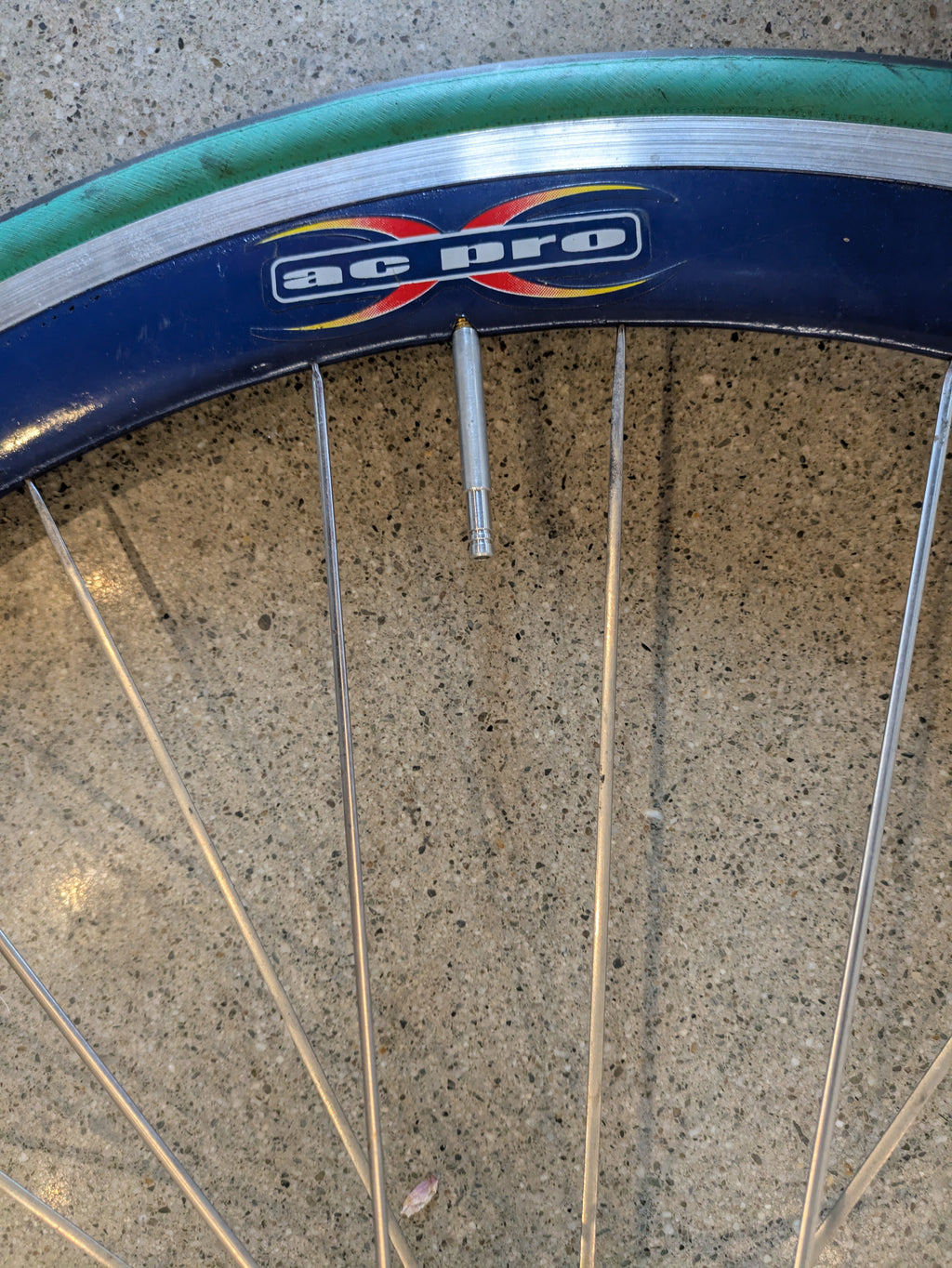 Blue X-treme AC Pro, 700C estimated; verify tyre size marking