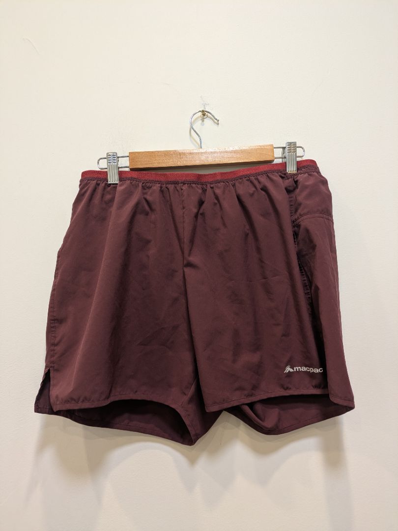 Burgundy Macpac Women's Running Shorts, Women's 14