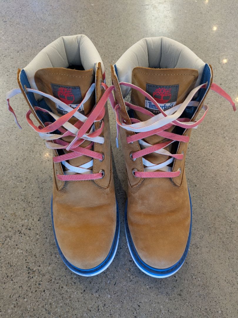 Tan Timberland Waterproof Leather Boots, EU 38